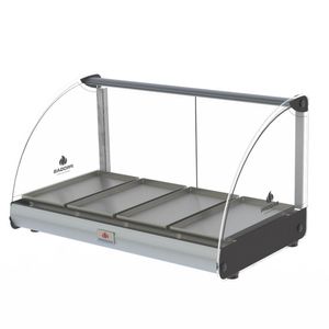 Estufa Curva Elétrica Progás Preta 4 Bandejas 127v Prv-04e