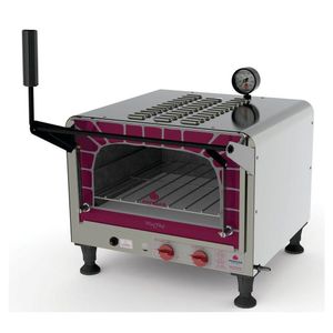Forno Refratário Mini Chef Progás A Gás Aço Inox Prp-400g Style