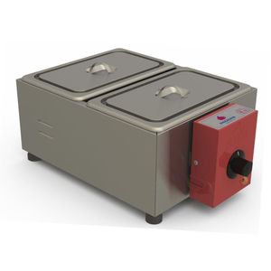 Derretedeira De Chocolate Progás 2 Cubas Inox Prd-200 220v