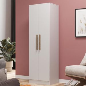 Armário Multiuso 2 Portas Rp1206 Branco Decibal Branco Brilho