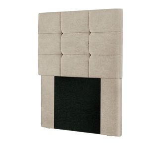 Cabeceira Estofada Cama Box 90cm Julia Shop Das Cabeceiras Bege