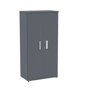 Armário Alto 02 Portas Pivotante Aac1600 Grafito-branco