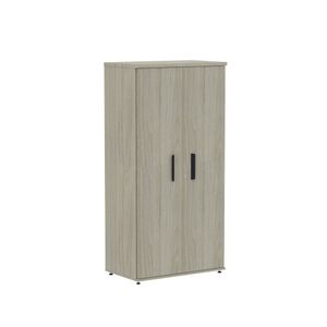 Armário Alto 02 Portas Pivotante Aac1600 Nogueira Casablanca-preto