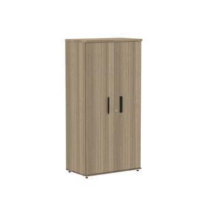 Armário Alto 02 Portas Pivotante Aac1600 Noce Naturalle-preto