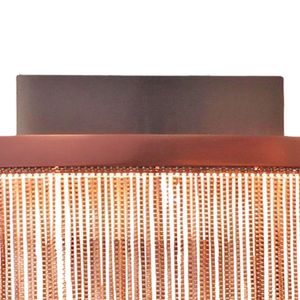 Arandela Voile (l)8cm (c)32cm (a)26cm 1xled Integrado 8w 3000k 400lm Ip20 Rosé Gold
