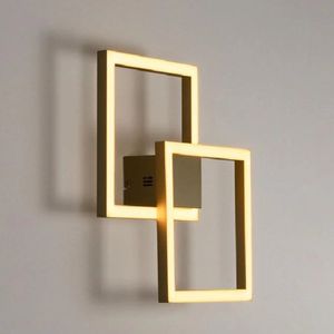 Arandela - Plafon Tec (l)41cm (c)41cm (a)4cm 1xled Integrado 45w 3000k 2450lm Ip20 Dourado