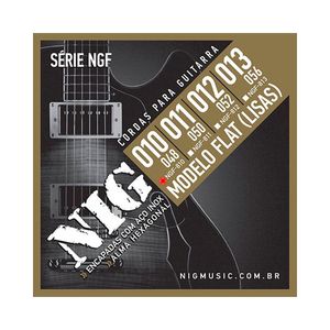 Encordoamento Guitarra Nig .010/.048 Ngf810 Flat - Ec0200