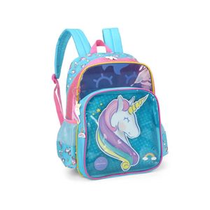 Mochila De Costas Luxcel Up4you Unicórnio Colorido