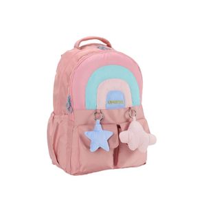 Mochila De Costas Arco-ìris Rosa Maxlog Is39951up0300un