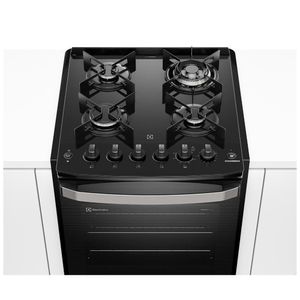 Fogão de Embutir Electrolux de 04 Bocas Experience com Mesa de Vidro Preto - FE4EP 110V