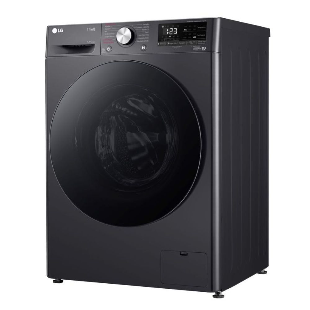 Lava e Seca Smart LG VC4 12kg Titanium com Inteligência Artificial AIDD CV5012MC4