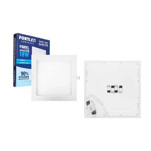 Painel Led Embutir 18w Quadrado Fortled 27
