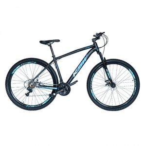 Bicicleta Aro 29 Ksw Xlt 24v Freio A Disco Suspensão Mountain Bike Alumínio Preto-azul 17
