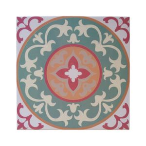Bandeja Café Da Manhã Ferro Com 2 Azulejos Azulejo G2