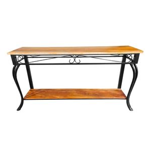 Aparador Grande Para Sala Ferro E Madeira Artesanal Tamanho 120 Cm