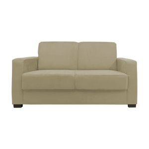 Sofá Namoradeira Pequeno 2 Lugares Imperial Suede Cor:bege