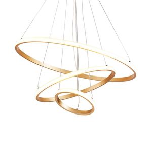Lustre Pendente Nitrolux Lp-403d Dourado Led Bivolt
