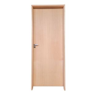 Kit Porta De Madeira Lisa Curupixá 210x72cm Batente 11cm Uniportas
