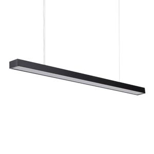Lustre Pendente Nordecor Otan Bivolt Preto 3000k Luz Amarela