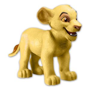 Boneco Simba O Rei Leão Gigante 55cm Articulado Resistente