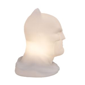 Luminária Abajur De Mesa Batman Homem Morcego Dc Branca