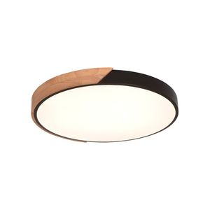 Plafon Skylight Wood 4038r4 40 Led Bivolt Madeira-preto