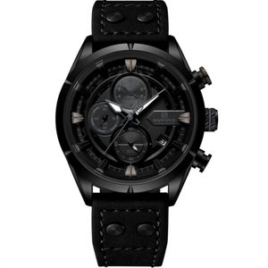 Relógio De Pulso Masculino Esportivo De Quartzo Luminoso A Prova Dágua Preto