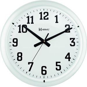 Relógio De Parede 40 Cm Quartz Herweg 660129 Branco - Branco