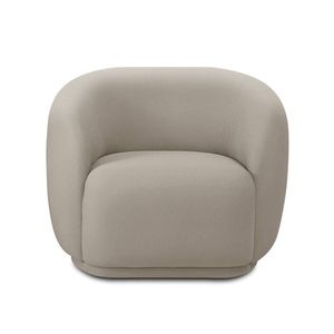 Poltrona Orgânica Giratòria Decorativa Bell Creme Lansofbr