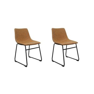 Conjunto 2 Cadeiras Bruna Rivatti Móveis Caramelo