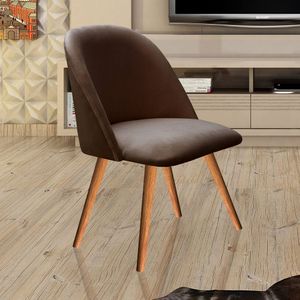 Poltrona Decorativa Gaia Marrom