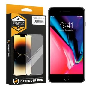 Película Para Iphone 7 / 8 / Se 2 / Se 3 - Defender Pro - Preta - Gshield
