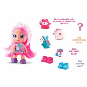 Boneca De Vinil - Diver Surprise - Acessórios Surpresa - Pink - Divertoys