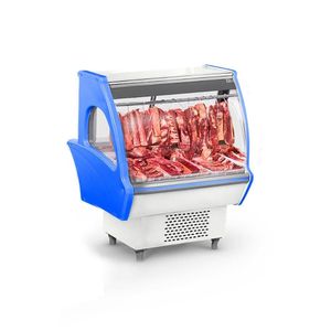 Câmara Expositora De Açougue Plus Com Bandejas Plásticas 1,50m Gancheira 1500 Refrimate Azul 220v