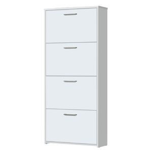 Sapateira 4 Portas Carol Branca J&a Branco