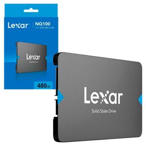 Ssd 480gb Lexar Nq100, Sata Iii (6gb-s), Leitura 550mb-s, 2.5 - Lnq100x480g-rnnnu
