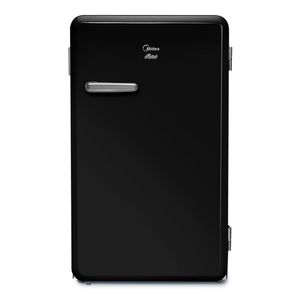 Frigobar Retrô Midea Preto Onix 95 Litros MRV10P2