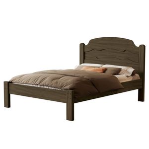 Cama Casal 100% Mdf 107x144x195cm Iris Castanho