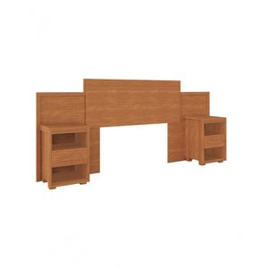 Cabeceira Box Dinamarca P- Quarto Casal Camas Fenix Cor:nature