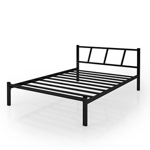 Cama Para Dormitório Casal Helena De Ferro Cor:preto