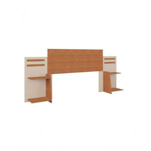 Cabeceira Box Grecia Para Colchão 90-140-160 Camas Fenix Cor:nature-off White