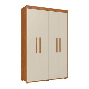 Guarda-roupa De 4 Portas Milão Espaço E Praticidade Fenix