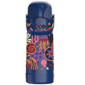 Garrafa Térmica Magic Pump Fundo Do Mar 1L Termolar única único