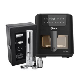 Kit Fritadeira Digital Clear E Kit Vinho Oster - 127V
