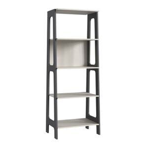 Estante Multiuso 5 Prateleiras Primazzia Grafite/off White