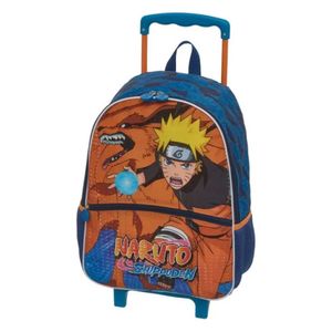 Mochila Infantil De Rodinhas Naruto Kurama - Pacific