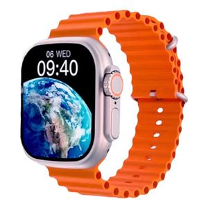 Relogio Smartwatch Gw8 Ultra Trava De Pulseiras E Tela 2,02 Com 49mm Laranja