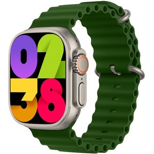 Relógio Smartwatch Gw8 Ultra Trava De Pulseiras E Tela 2,02 Com 49mm Verde