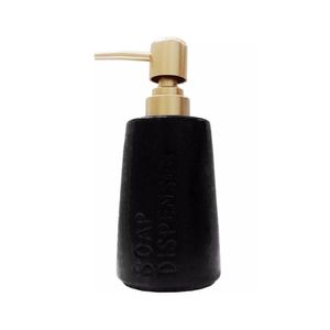 Dispenser Sabonete Líquido D1094 Preto Com Dourado Dolce Home