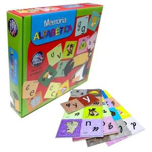 Jogo Pedagógico Memória Alfabética - Pais E Filhos